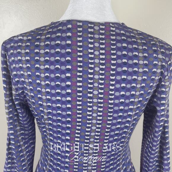 Super Rare Purple Jersey Knit Dress ASO Phoebe Buffay Friends Vintage Y2K - Picture 9 of 11